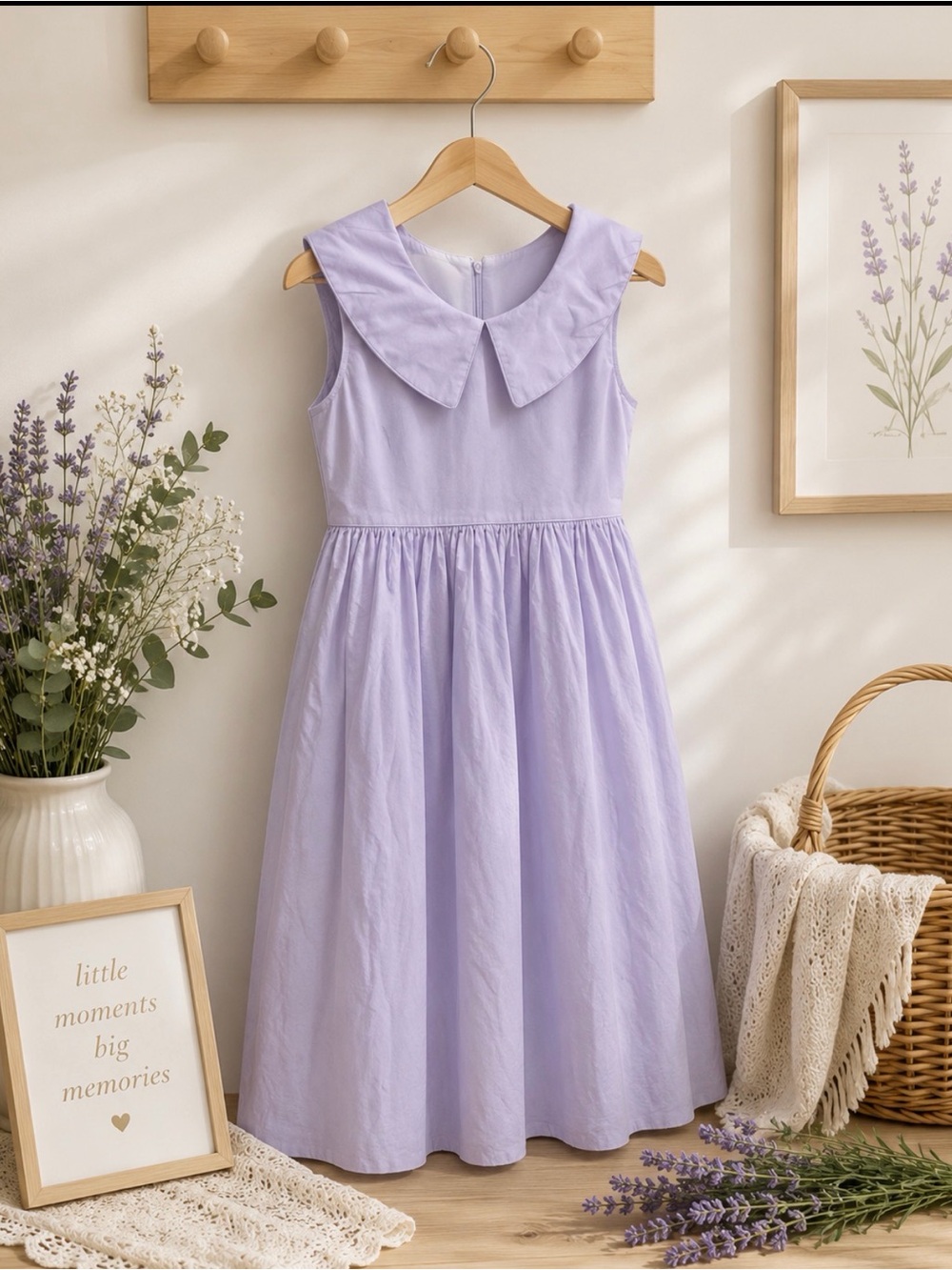 Strasburg size 14 sleeveless lavender dress